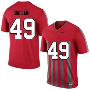 Men's Ohio State Buckeyes #49 Darryl Sinclair Retro Nike NCAA College Football Jersey Top Deals TUB0544OQ